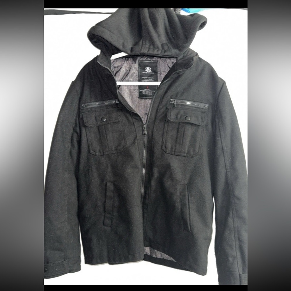 Rock & Republic Black Military Jacket